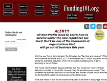 Tablet Screenshot of funding101.org